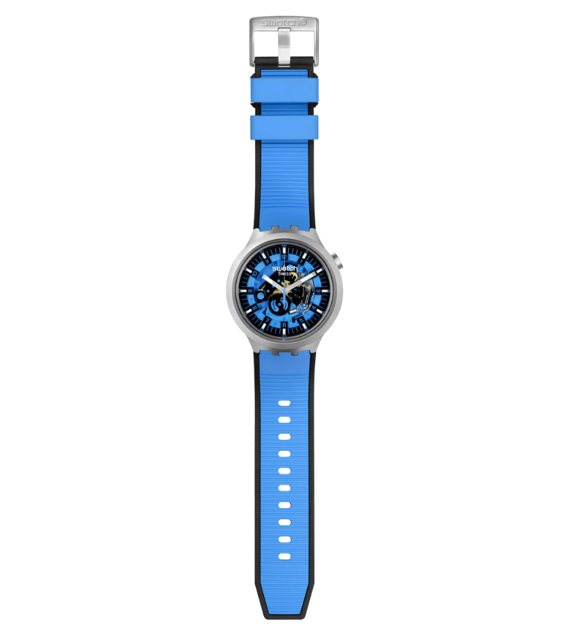 Montre surdimensionnée, Montre Quartz, Montre Résistante à l'eau, Bracelet en Caoutchouc, Collection BIG BOLD IRONY, Le Comptoir des Montres, Montre en Acier Inoxydable.