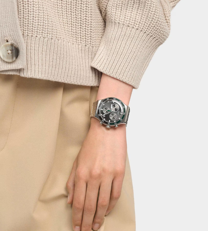 Montre en acier inoxydable, Montre Quartz, Montre Résistante à l'eau, Bracelet ajustable, Collection May, Le Comptoir des Montres.