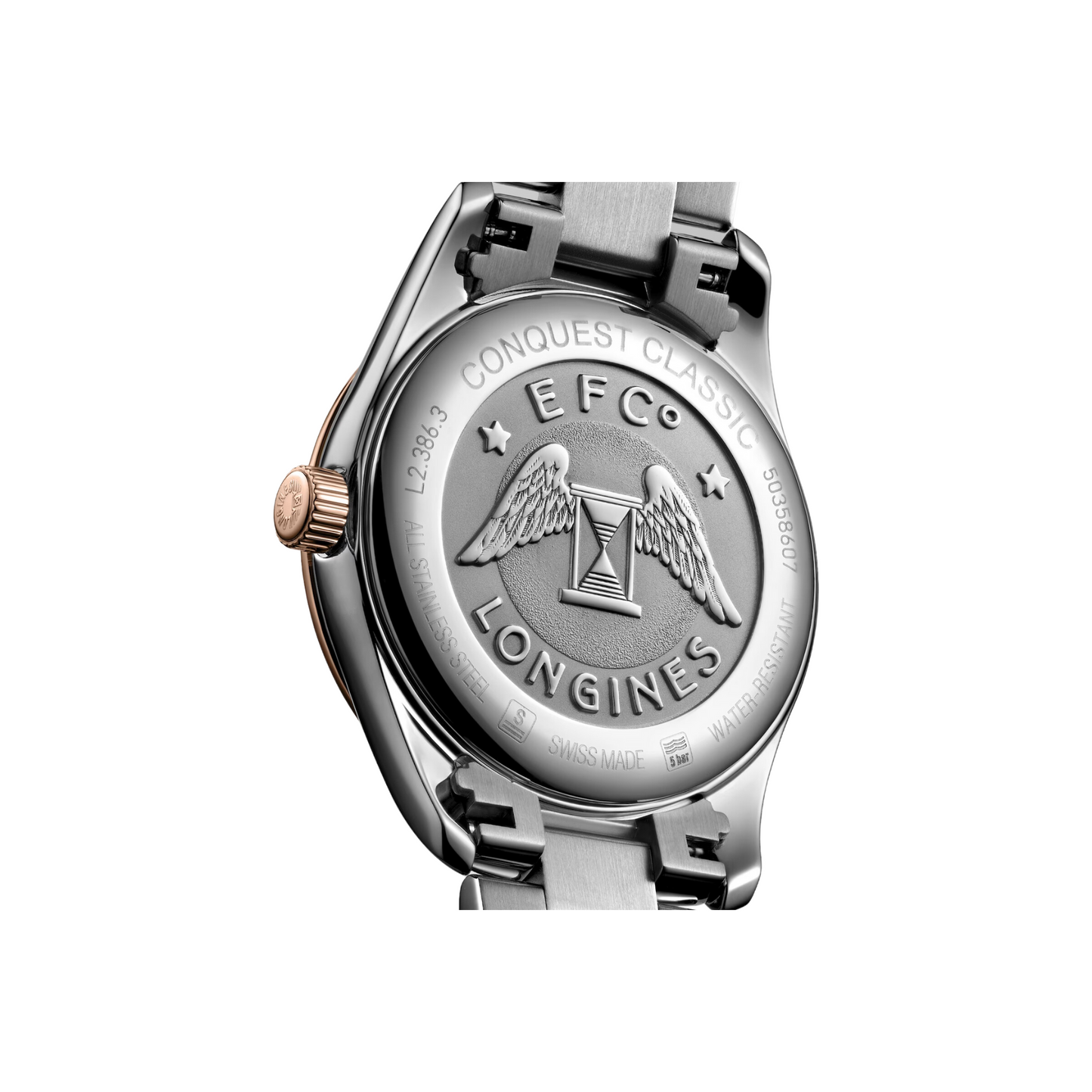 Montre Conquest Classic Maroc Montre de Luxe en Acier Inoxydable Maroc Montre Ronde Élégante avec Diamants Maroc Montre Quartz Nacre Blanche Maroc Montre Acier Inoxydable avec Revêtement PVD Rouge Maroc Boutique de Montres au Maroc Le Comptoir des Montres Maroc Montre avec Date et Fonction E.O.L. Maroc Montre Suisse de Prestige Maroc