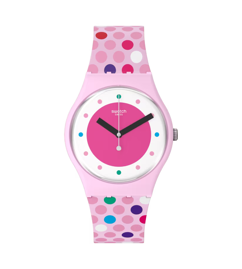  Montre rose, Montre Quartz, Montre Résistante à l'eau, Montre Silicone, Montre Biosourcée, Collection May, Le Comptoir des Montres.