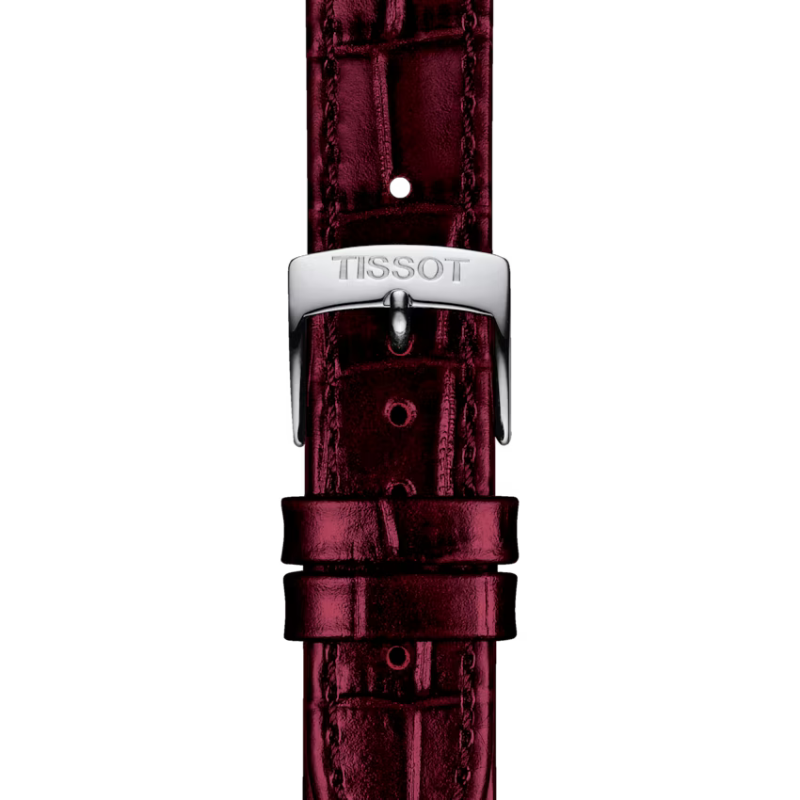 Montre Tissot Carson Premium Lady Maroc Montre élégante pour femmes Tissot Maroc Montre classique avec cadran bordeaux Maroc Montre suisse Tissot Carson Premium Maroc Accessoire chic en cuir Tissot Maroc Montre quartz élégante T-Classic Maroc Acheter montre Tissot avec indicateur de fin de vie de la batterie Maroc Montre féminine avec chiffres romains Tissot Maroc Montre fine en acier inoxydable Tissot Maroc Montre Tissot Carson Premium garantie 2 ans Maroc