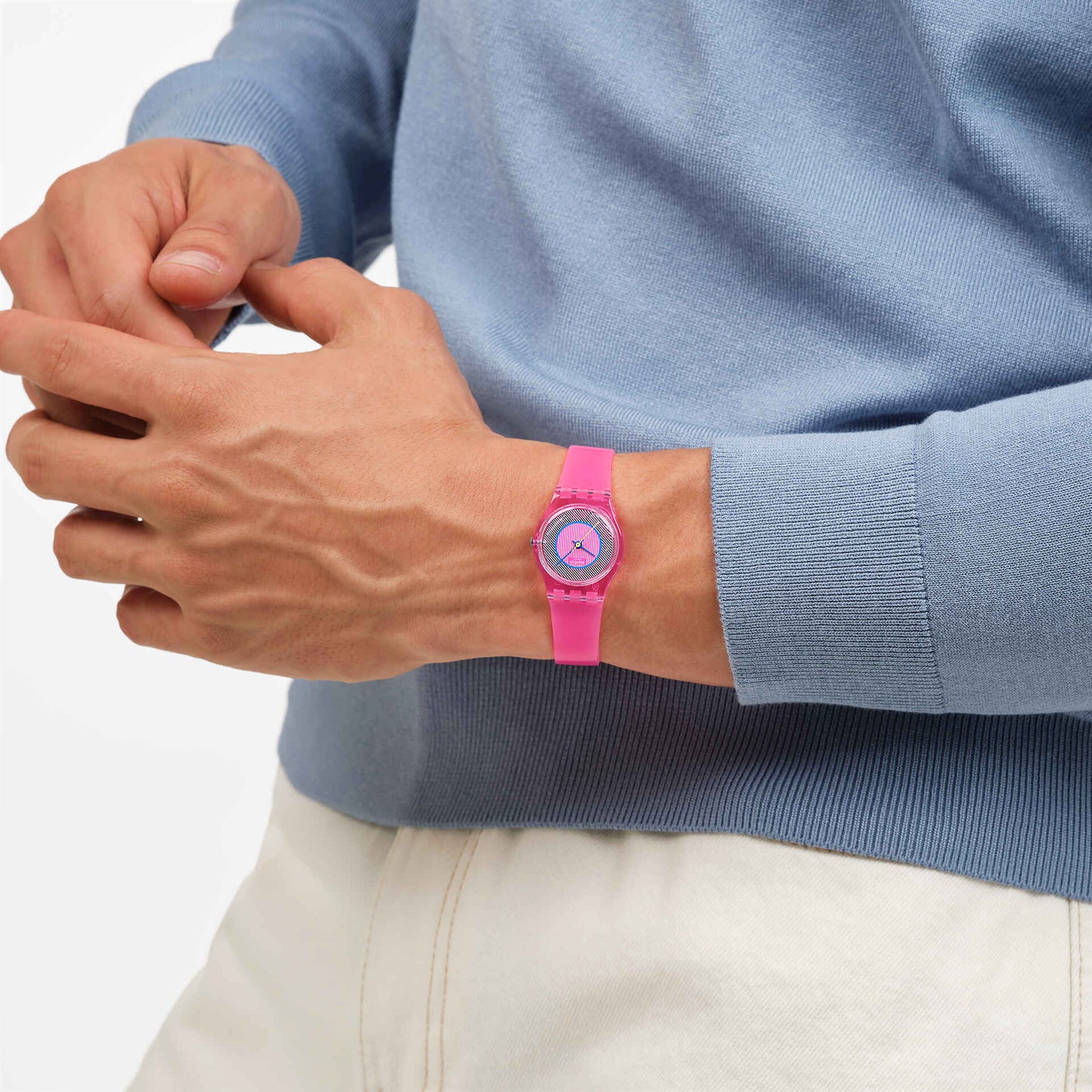 Swatch Prismatically Pink LP166