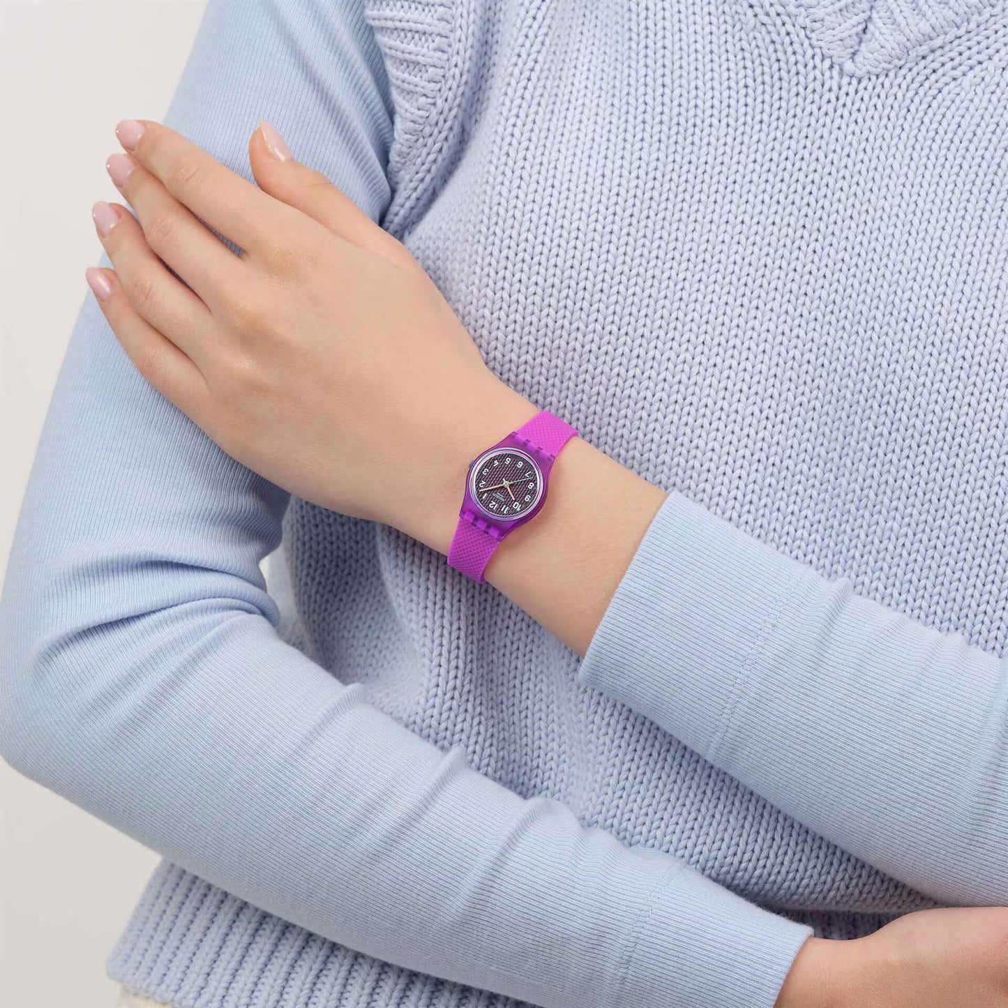 Swatch Magenta Weave LV122