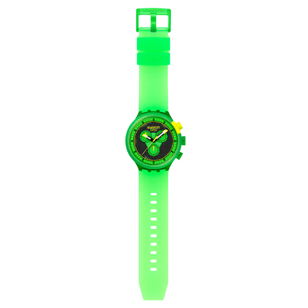 Swatch Glowingly Green SB02G100