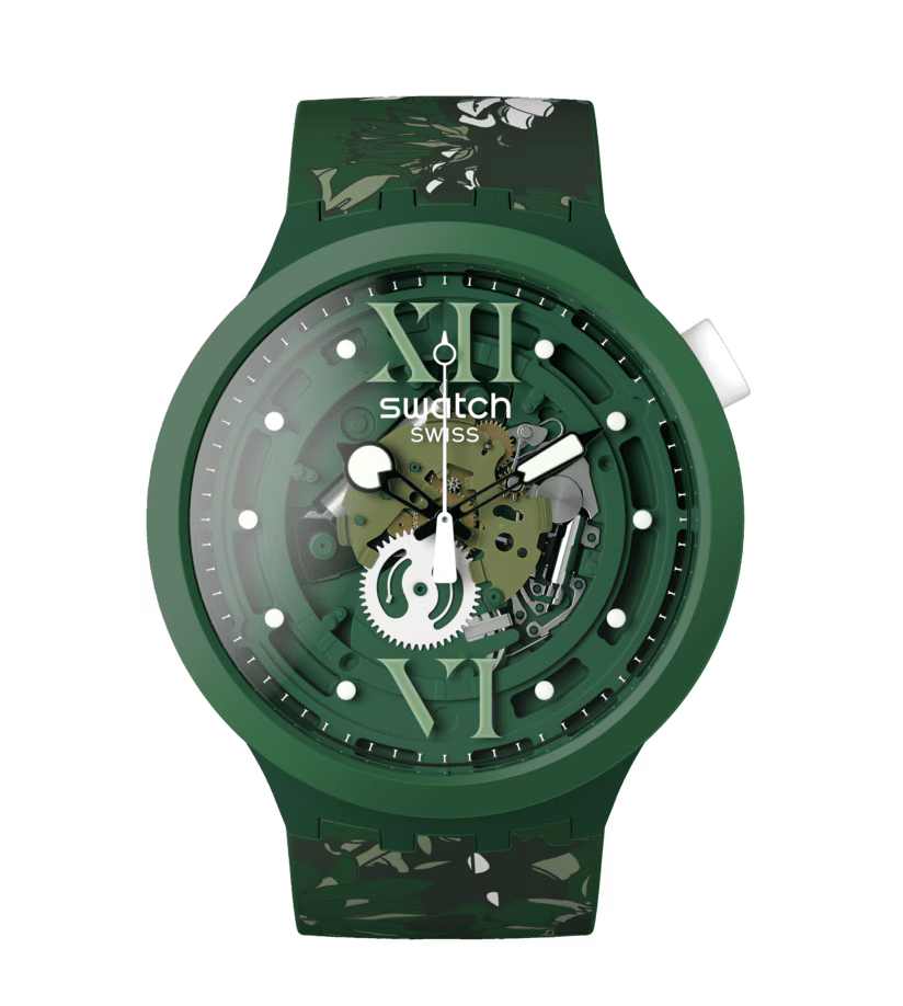 Swatch CAMOFLOWER GREEN
