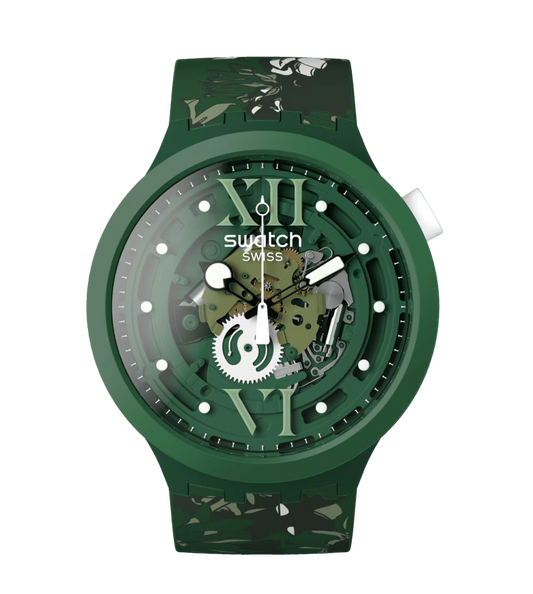 Swatch CAMOFLOWER GREEN