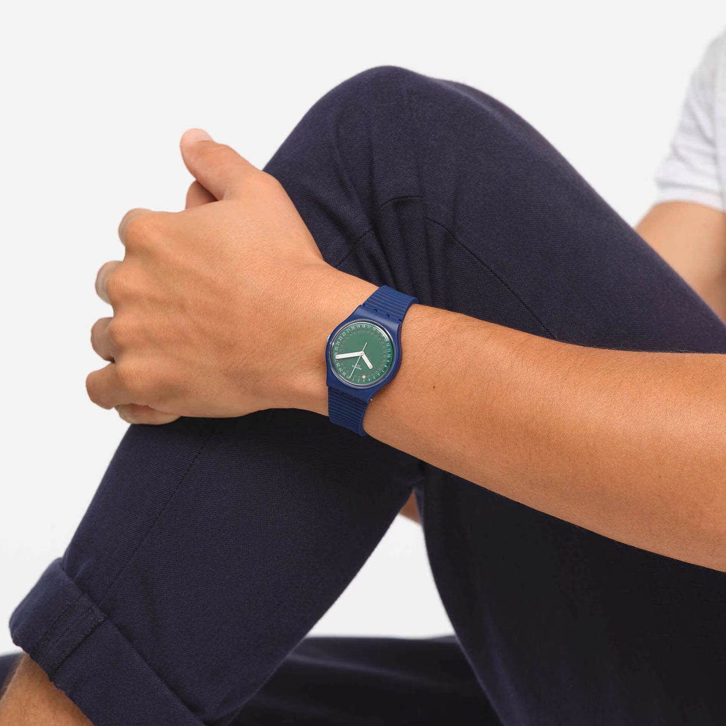 Swatch CYCLES OF INDIGO 34 mm