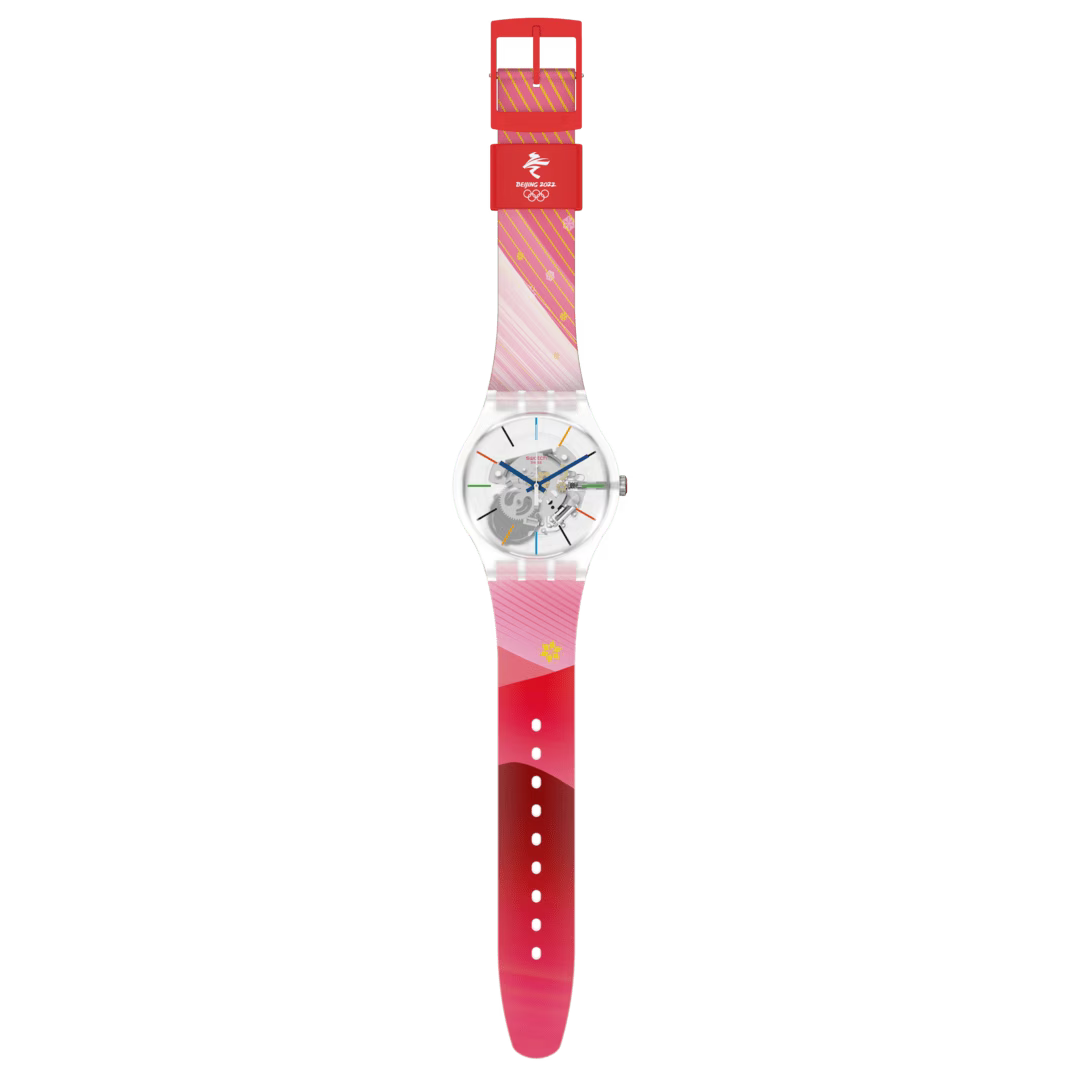 Swatch RED RIVERS AND MOUNTAINS 41 mm