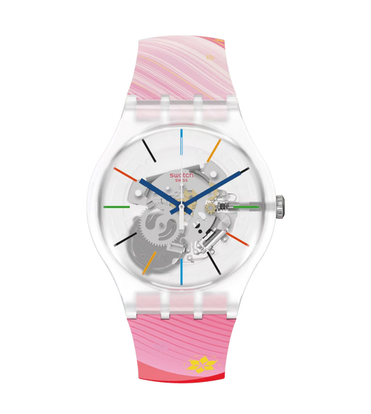 Swatch RED RIVERS AND MOUNTAINS 41 mm