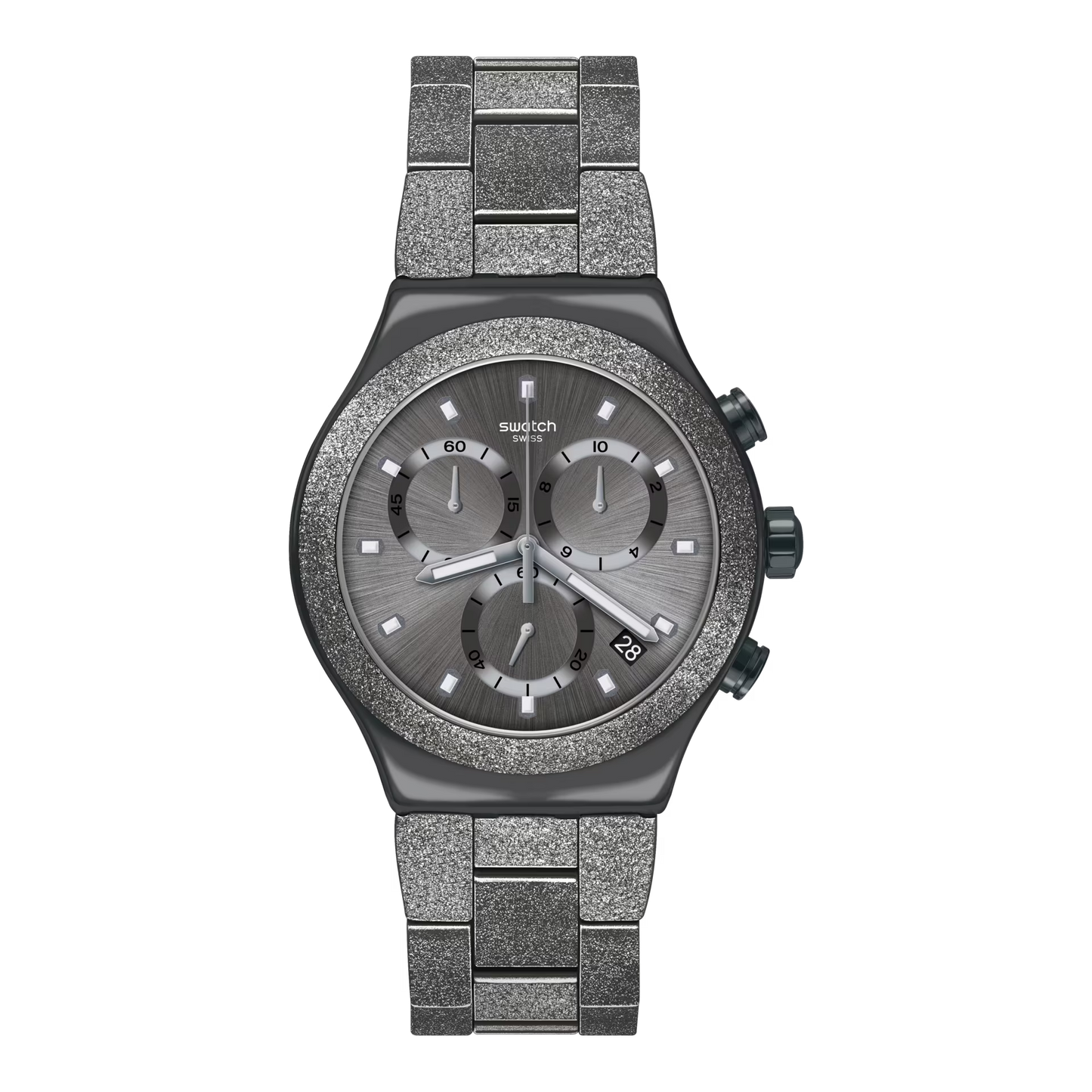 IRONY BLACKSHINY Aucun chronographe ne sera jamais capable de suivre le rythme de ton style. Avec la nouvelle IRONY CHRONO (YVM405G) en acier inoxydable noir scintillant, prépare-toi à RÉINITIALISER ton look, COMMENCE à recevoir des compliments tous les jours et ARRÊTE la circulation à chaque fois que tu dois traverser la rue. Même si tu n’en as pas besoin, en fait.   YVM405G