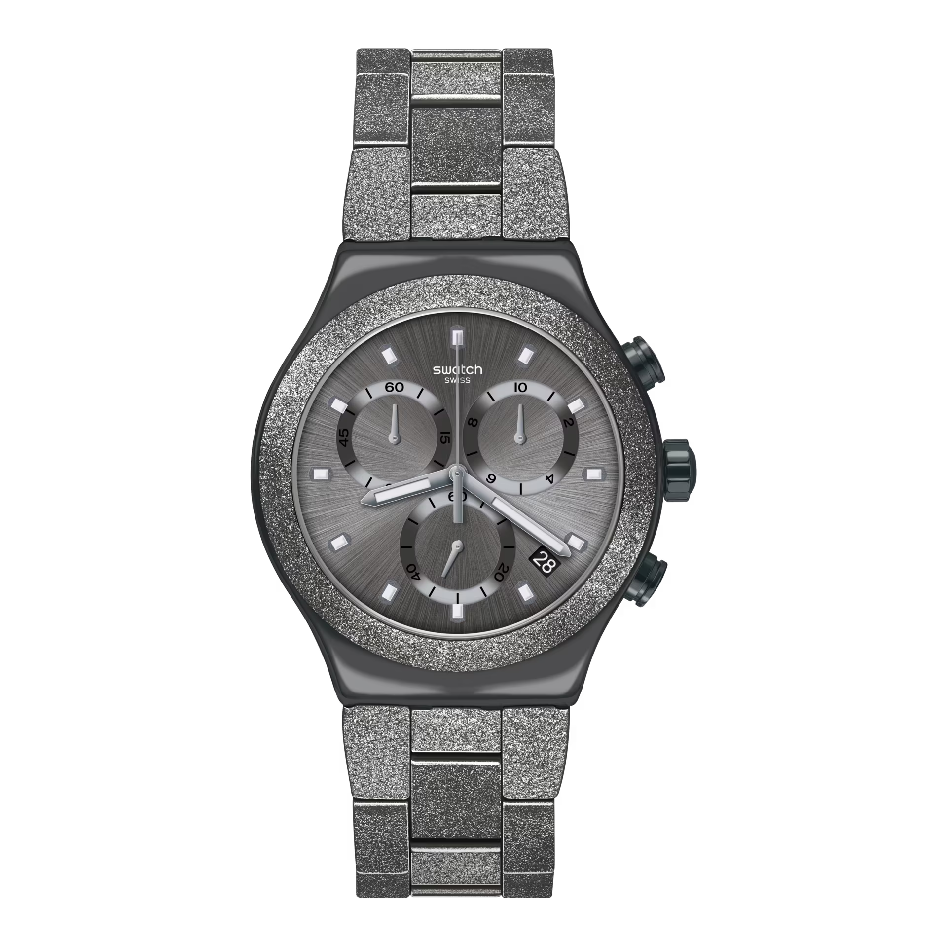 IRONY BLACKSHINY Aucun chronographe ne sera jamais capable de suivre le rythme de ton style. Avec la nouvelle IRONY CHRONO (YVM405G) en acier inoxydable noir scintillant, prépare-toi à RÉINITIALISER ton look, COMMENCE à recevoir des compliments tous les jours et ARRÊTE la circulation à chaque fois que tu dois traverser la rue. Même si tu n’en as pas besoin, en fait.   YVM405G