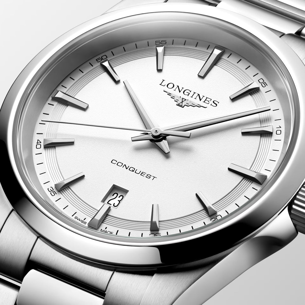 Longines Conquest 41 mm Cadran Blanc – L3.860.4.12.6
