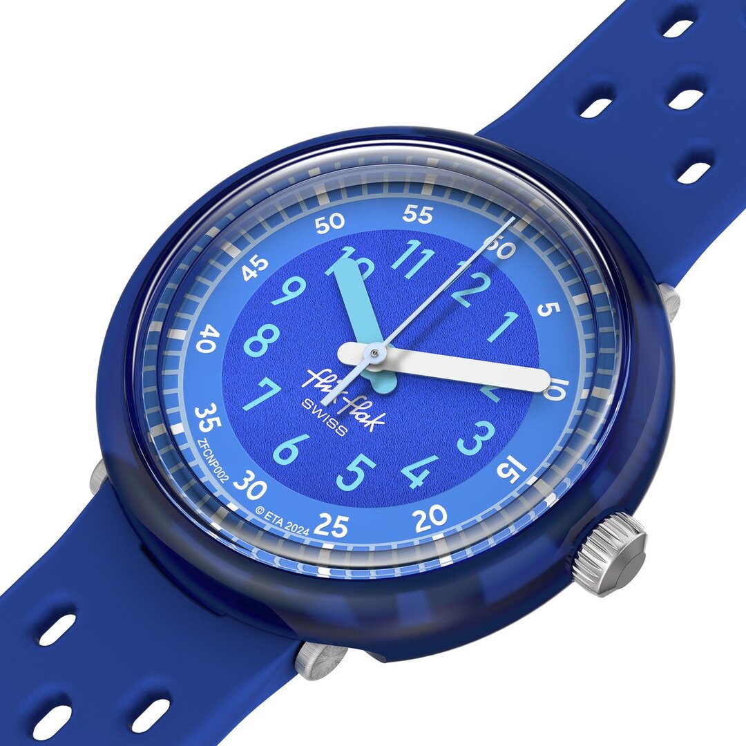 Flik Flak Fizz in Blue 31,85 mm
