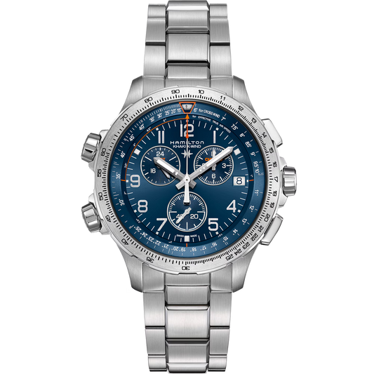 Hamilton Khaki Aviation X-Wind GMT Chrono Quartz 46 mm