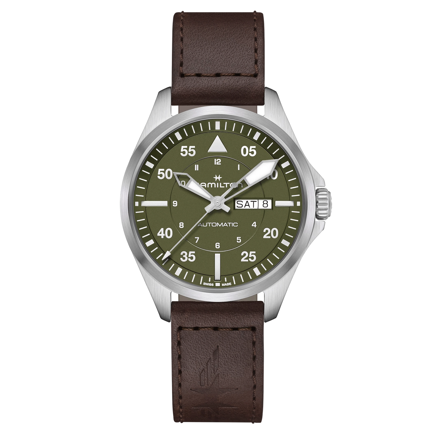 Hamilton Khaki Aviation Pilot Day Date Auto 42 mm