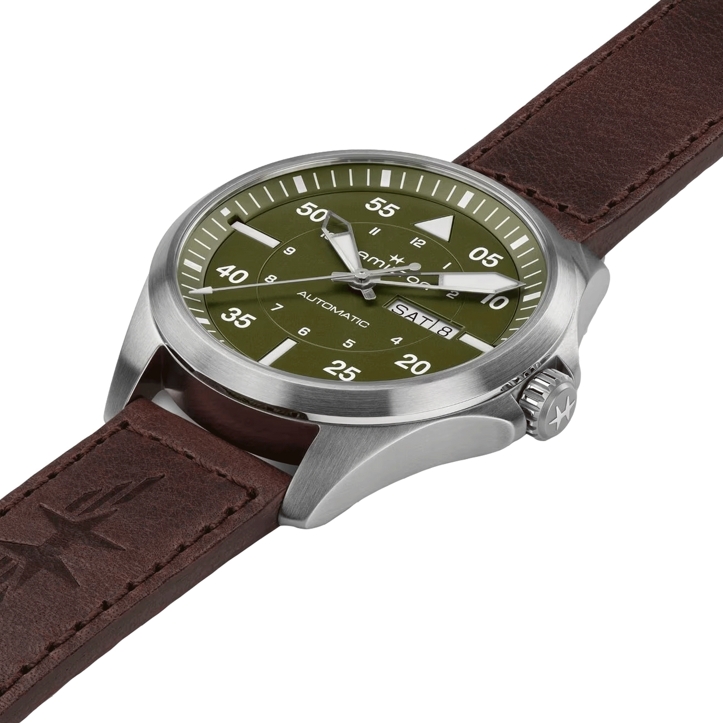 Hamilton Khaki Aviation Pilot Day Date Auto 42 mm