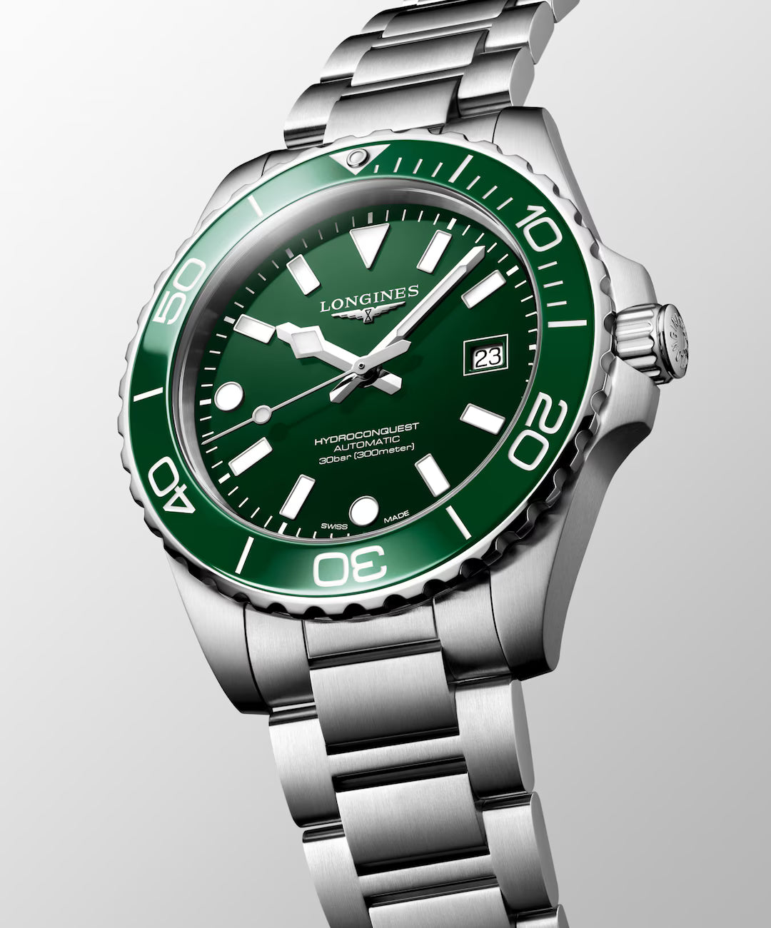 Longines HydroConquest Homme Automatique Cadran Vert – L3.788.4.06.6