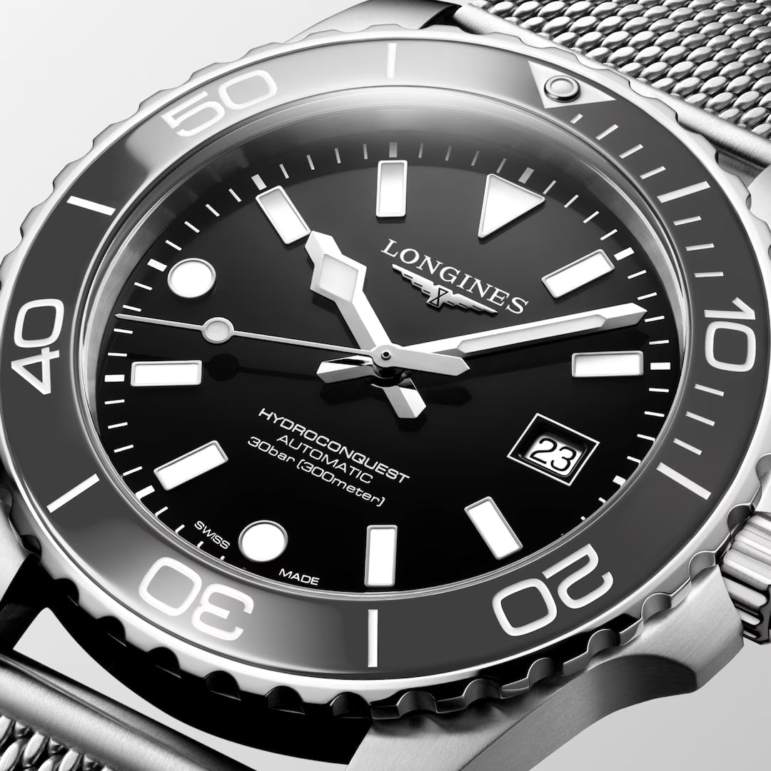 Longines HydroConquest Homme Automatique Cadran Noir – L3.788.4.70.6