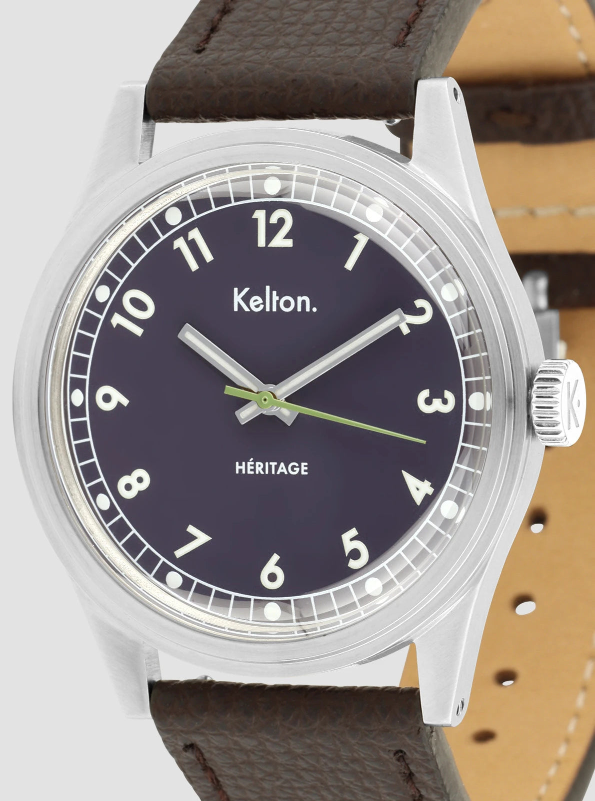 Kelton Héritage Navy Epsom Marron 9126022