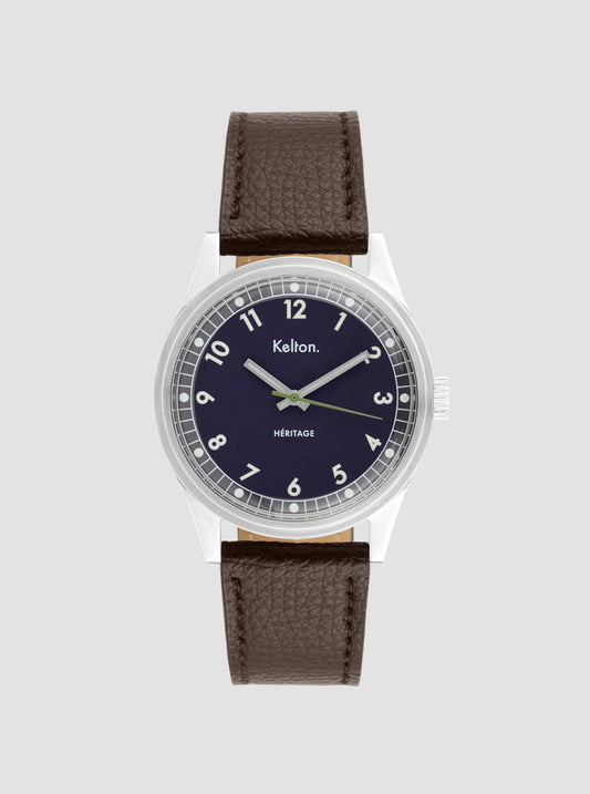 Kelton Héritage Navy Epsom Marron 9126022