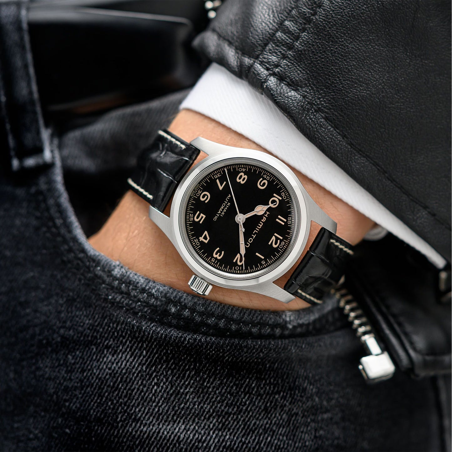 HAMILTON KHAKI FIELD MURPH AUTO