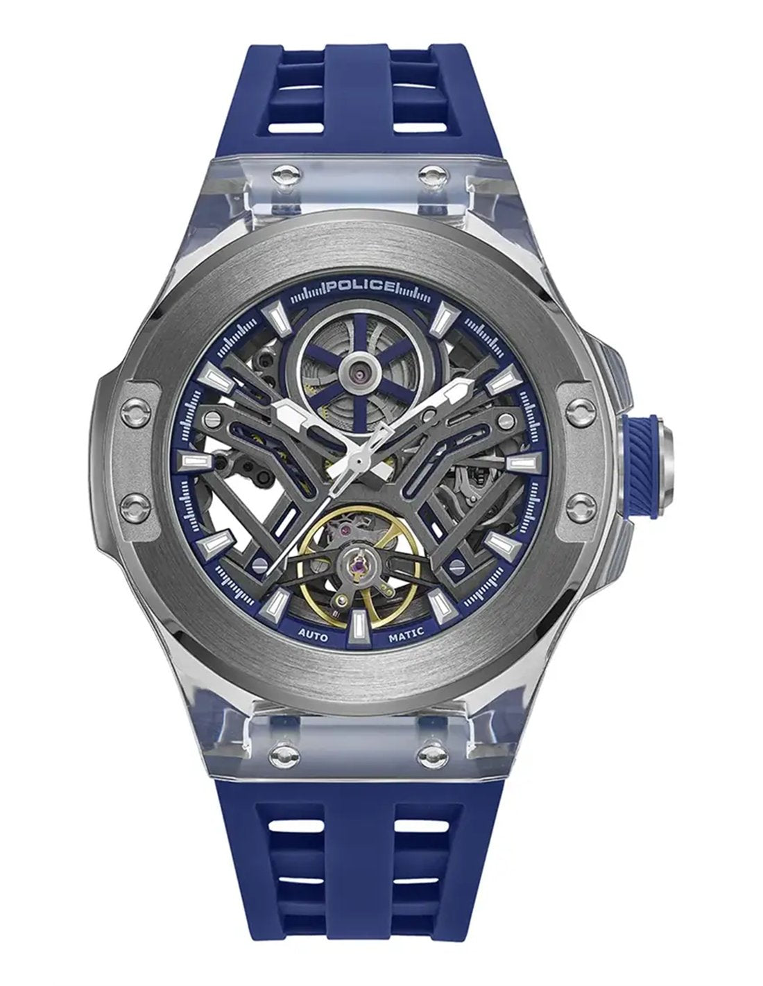 Police Cyclone Skeleton Automatique 44 mm