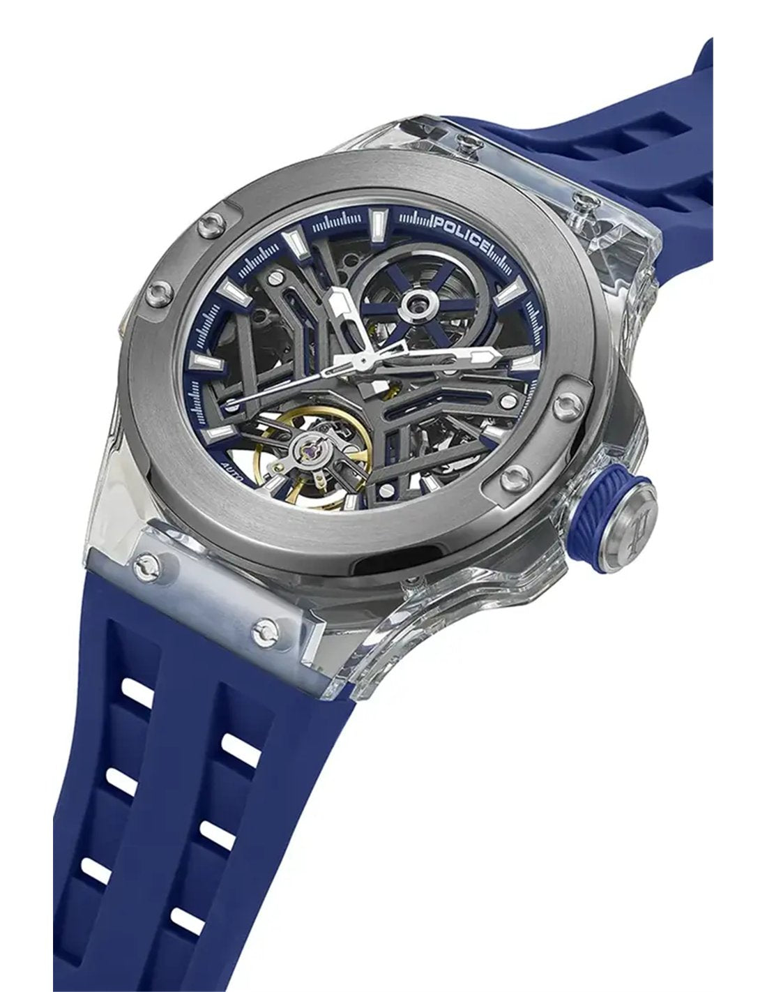 Police Cyclone Skeleton Automatique 44 mm
