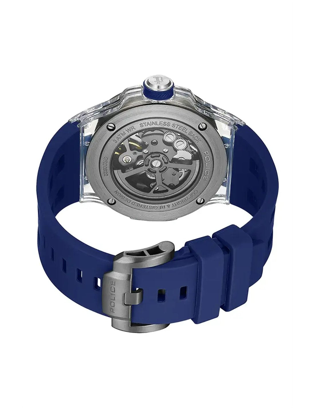 Police Cyclone Skeleton Automatique 44 mm