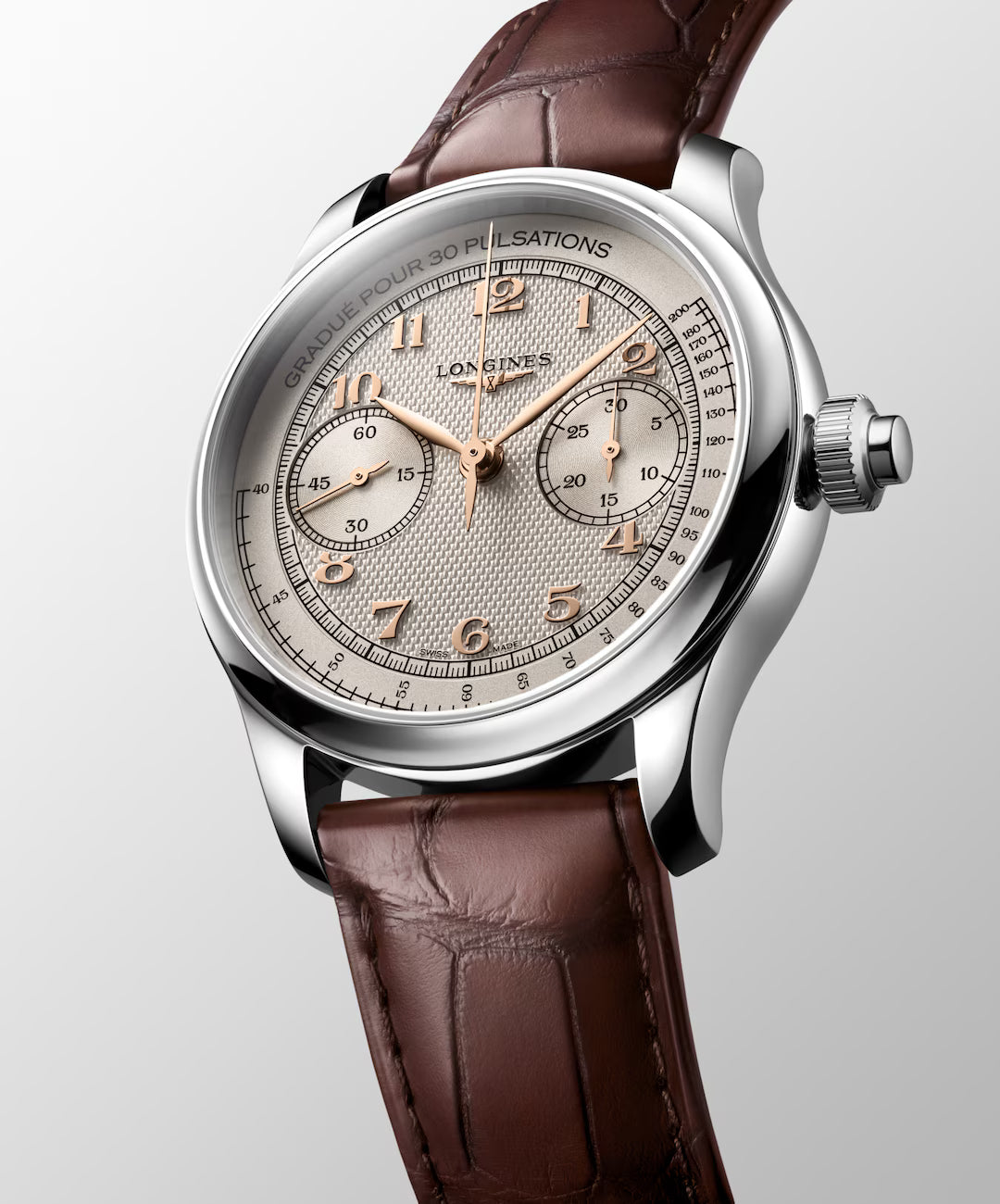 Longines Master Collection Chrono Monopusher Homme Cadran Ivoire – L2.960.4.78.2