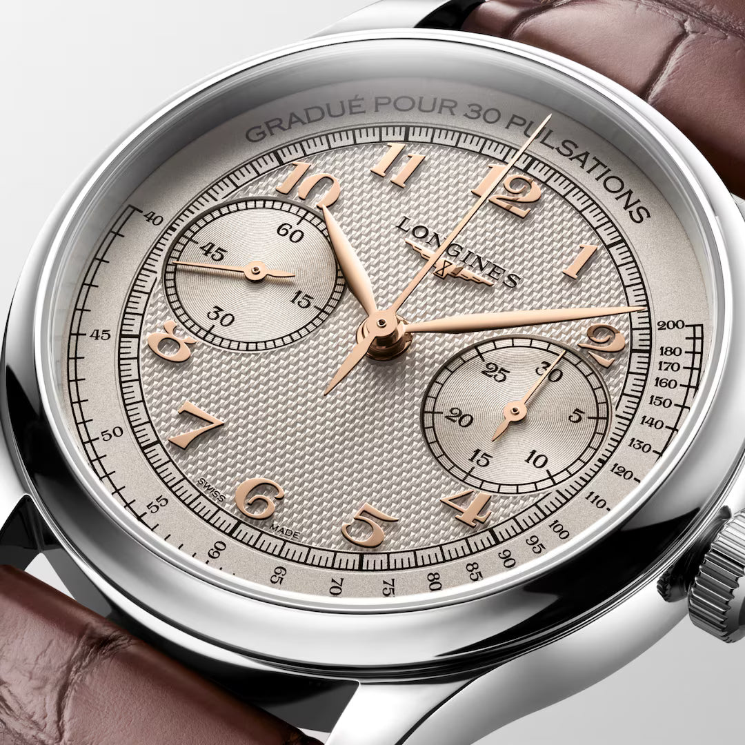 Longines Master Collection Chrono Monopusher Homme Cadran Ivoire – L2.960.4.78.2