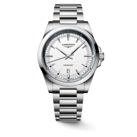 Longines Conquest 41 mm Cadran Blanc – L3.860.4.12.6