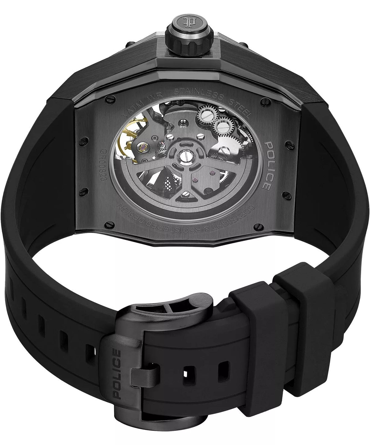 Police Dayton Skeleton Automatic 45 mm