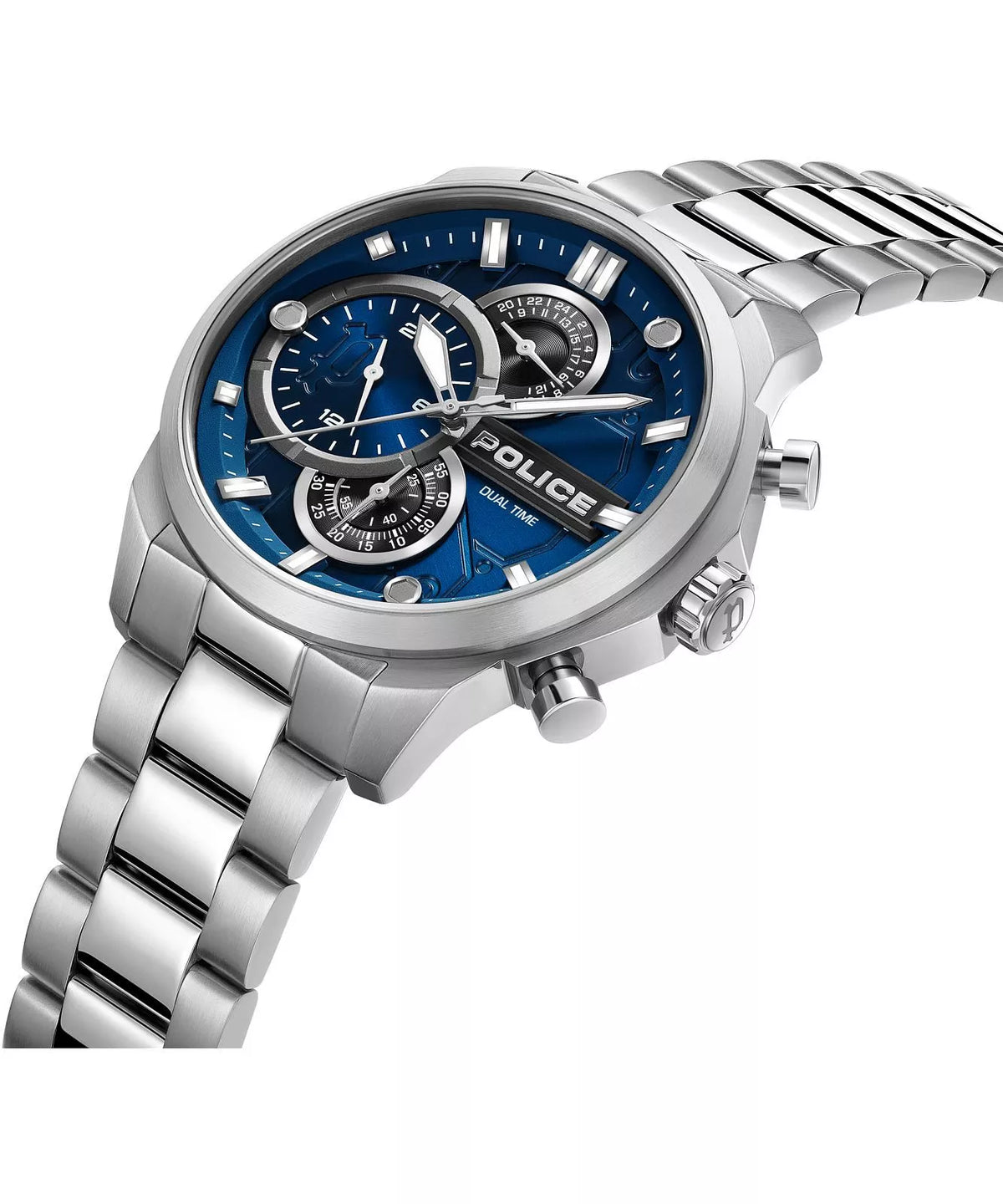 Police Reactor Dual Time 46 mm