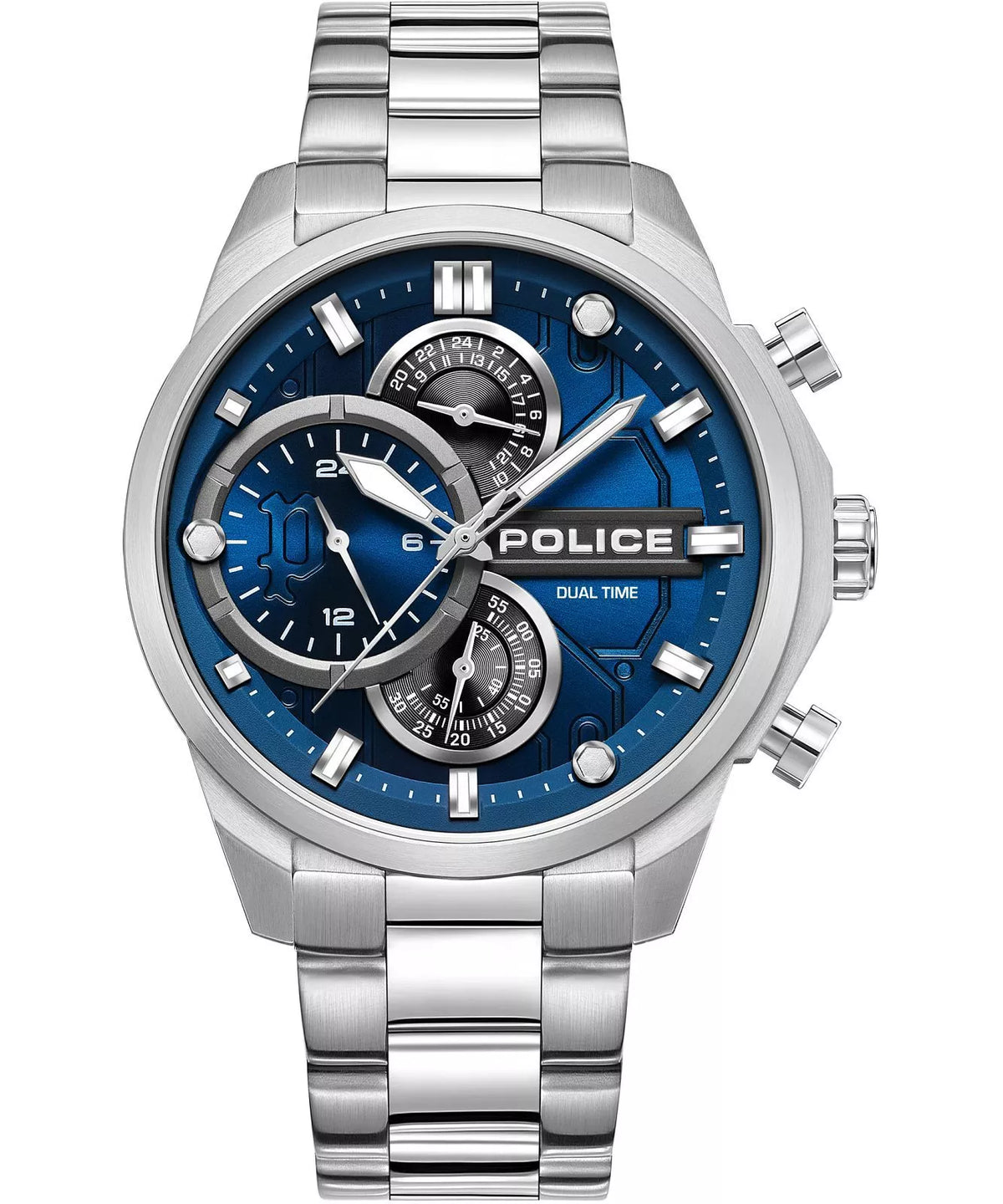 Police Reactor Dual Time 46 mm