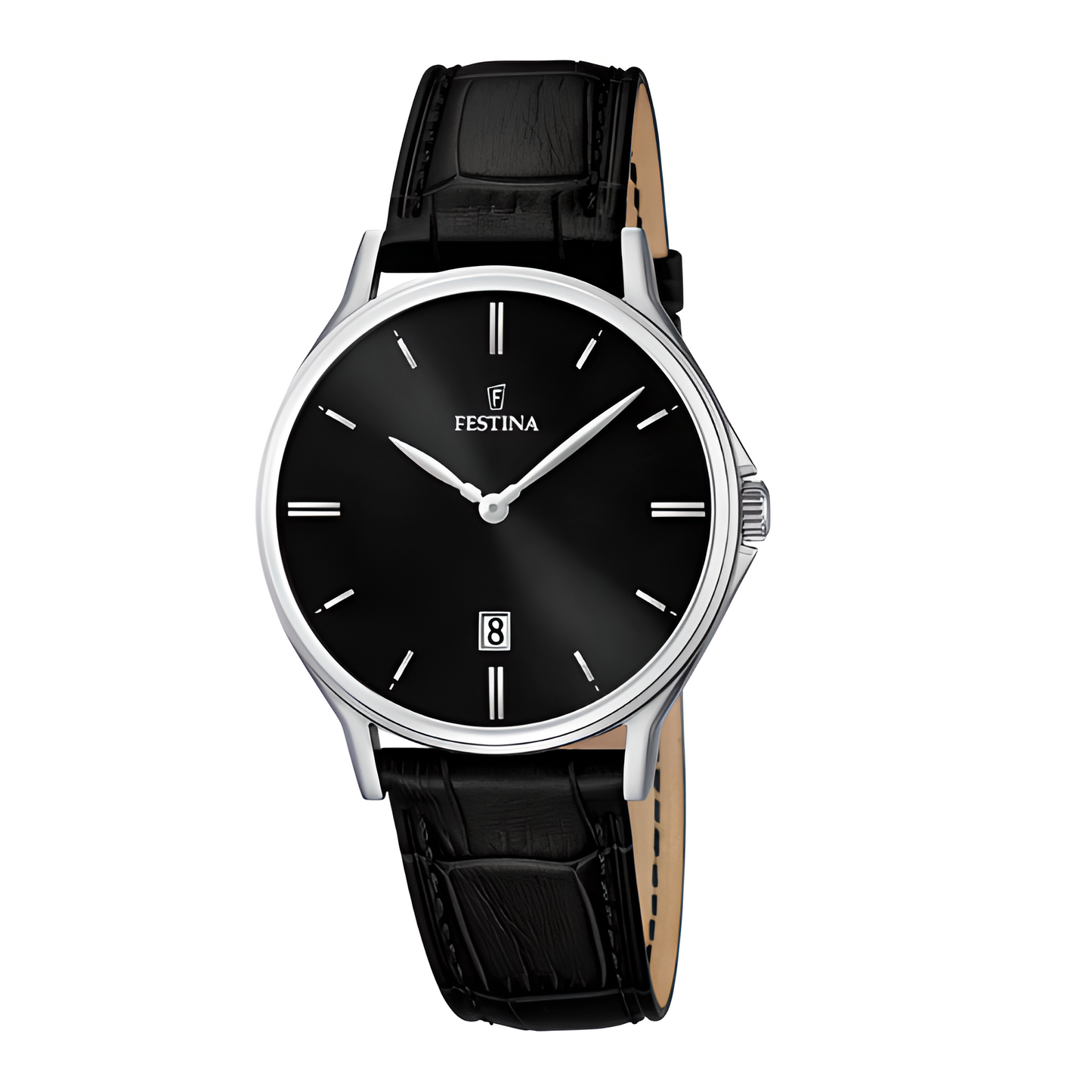 CLASSICS NOIR CUIR CADRAN NOIR